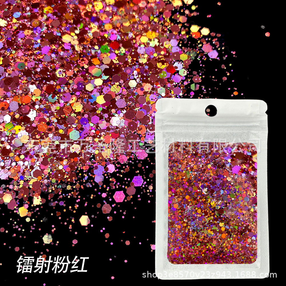Wholesale Popular Holographic Mixed Size Sequins Filler